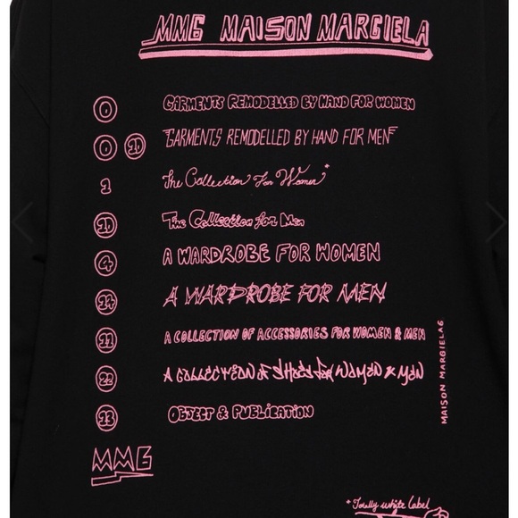 Maison Margiela 6 Slide slit hoodie (black) - Picture 2 of 11